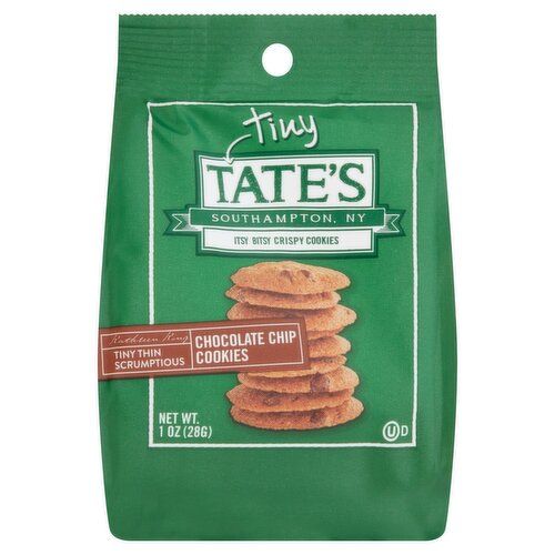 Tates Bake Shop Tiny Chocolate Chip Cookies, 1 oz Package