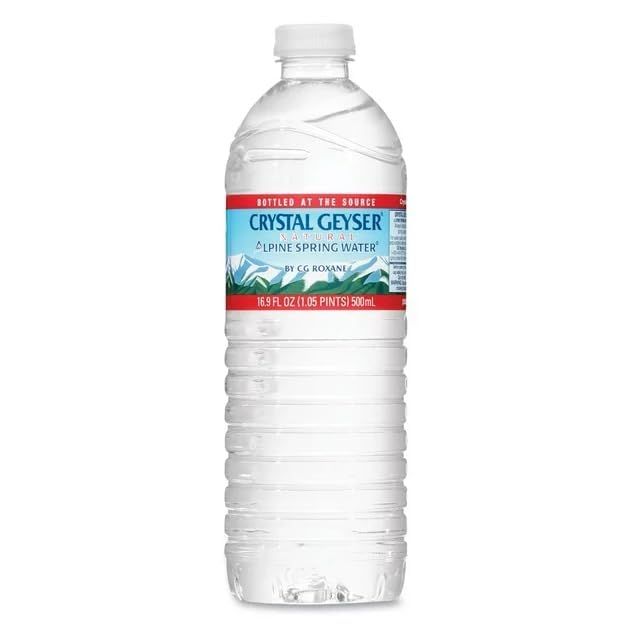 Crystal Geyser Alpine Spring Water, 1 Bottle 16.9 fl oz