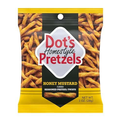 Dot’s Homestyle Seasoned Pretzel Twists, Honey Mustard 1 Pack, 1 oz