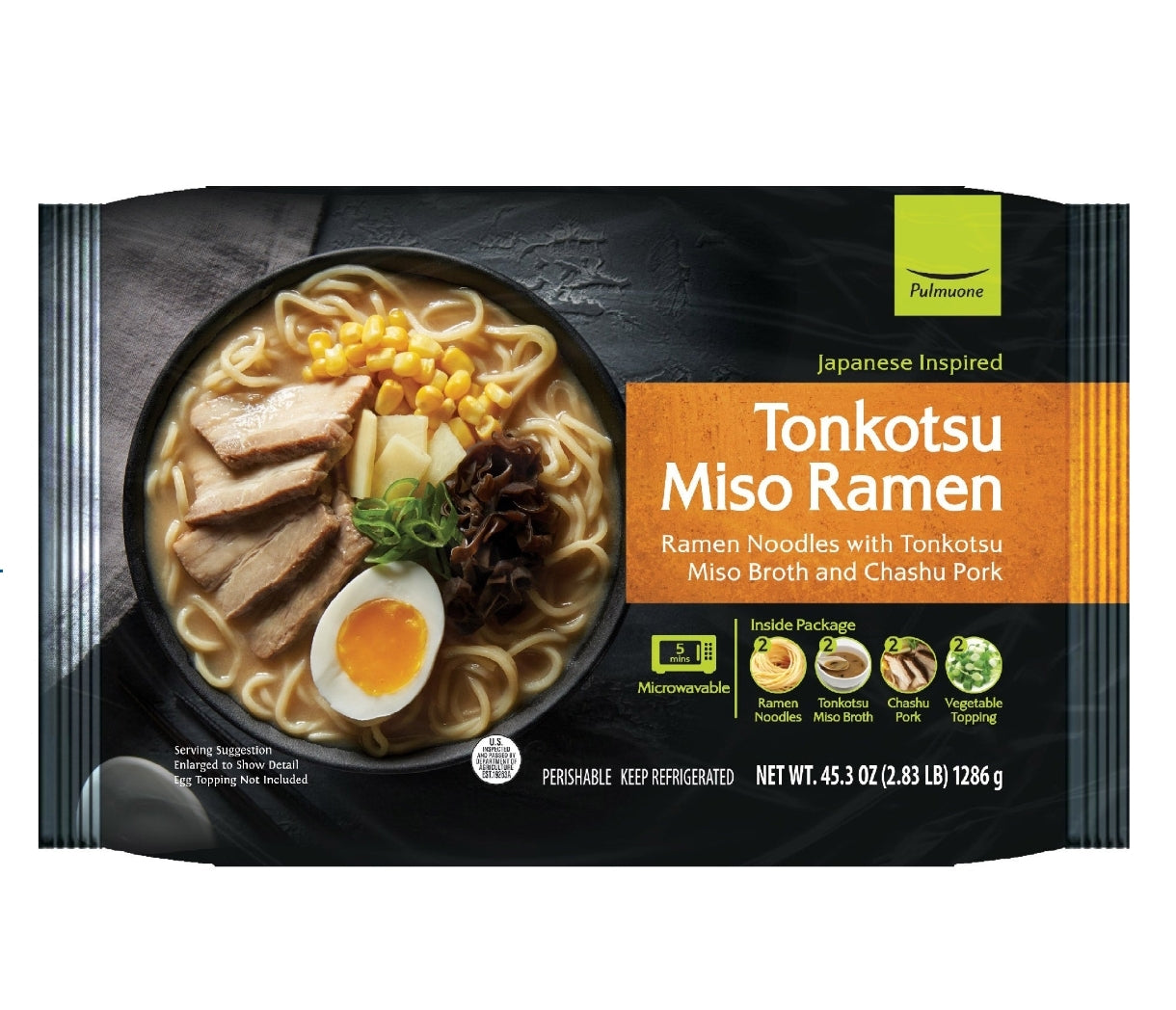 Pulmuone Tonkotsu Miso Ramen, 45.3 oz