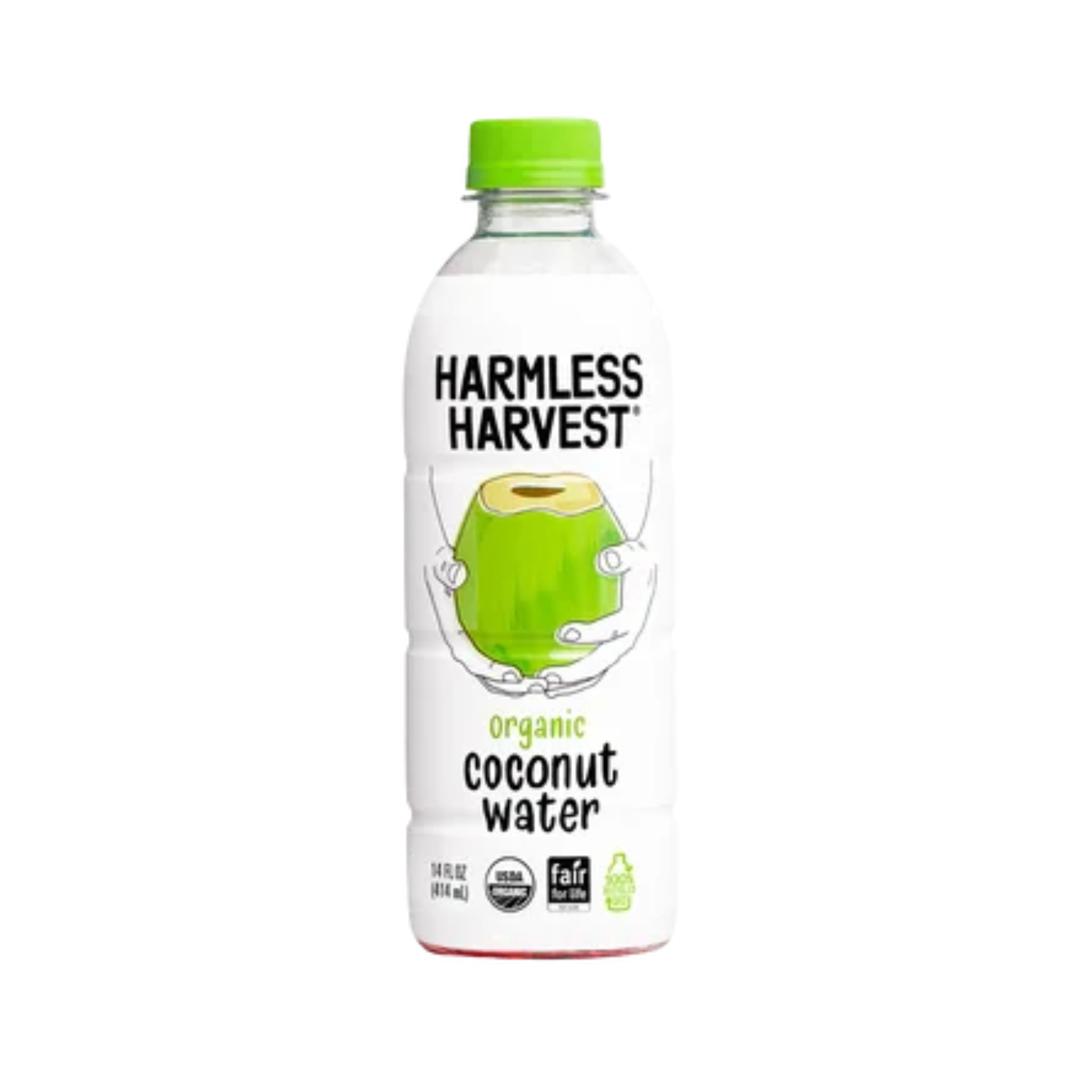 Organic Harmless Harvest Coconut Water 1 Carton 14 ounces