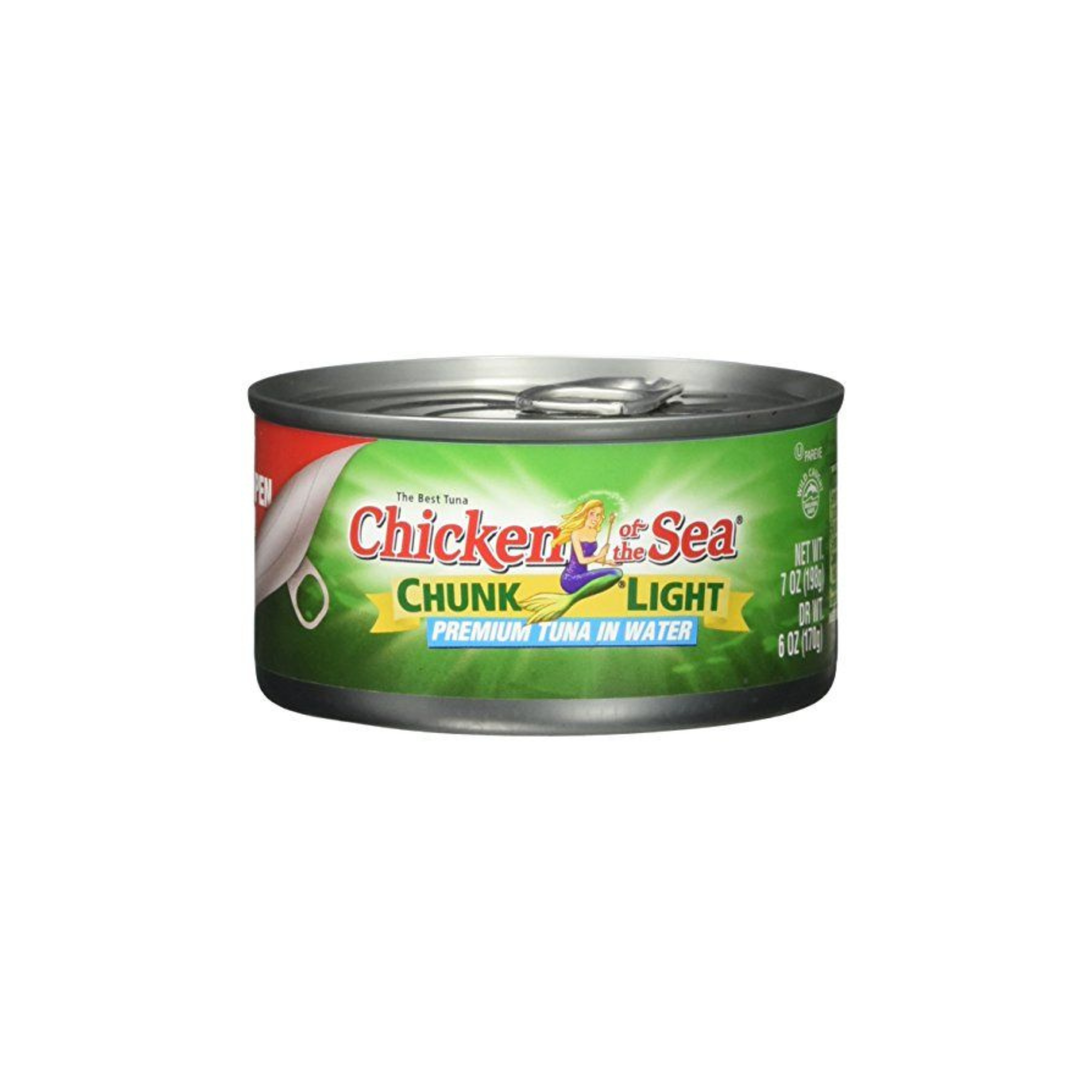 Chicken of the Sea, Chunk Light Premium Tuna in Water, 1 Can 7 oz