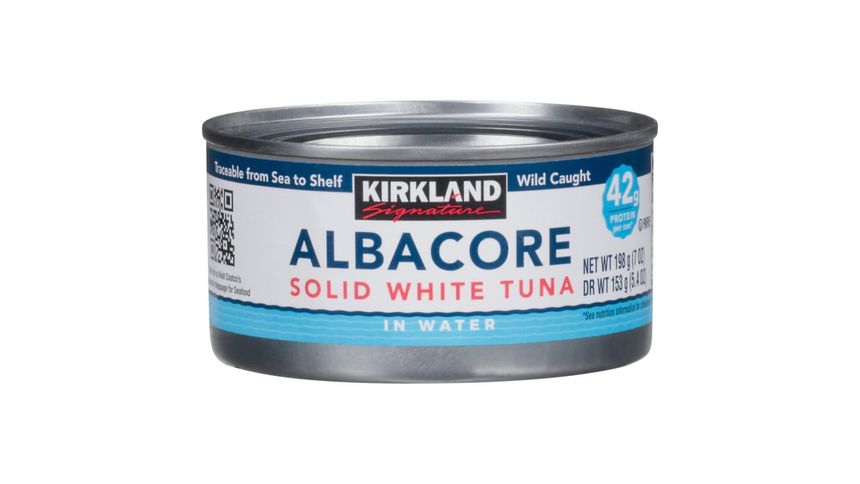 Kirkland Signature, Albacore Solid White Tuna in Water, 1 Can 7 oz