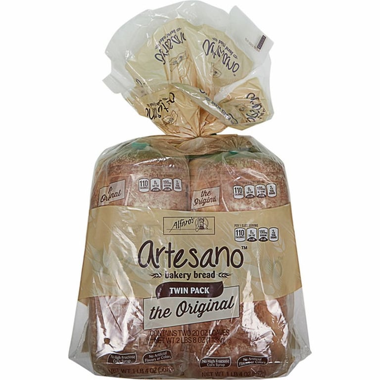 Alfaro's Artesano Bakey Bread, 20 oz each, 2-count