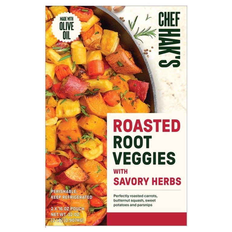 Chef Hak's Roasted Root Vegetable Mix, 16 oz, 2-count
