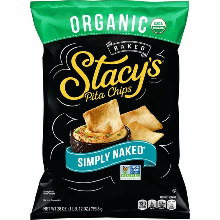 Stacy's Organic Simply Naked Pita Chips, 28 oz
