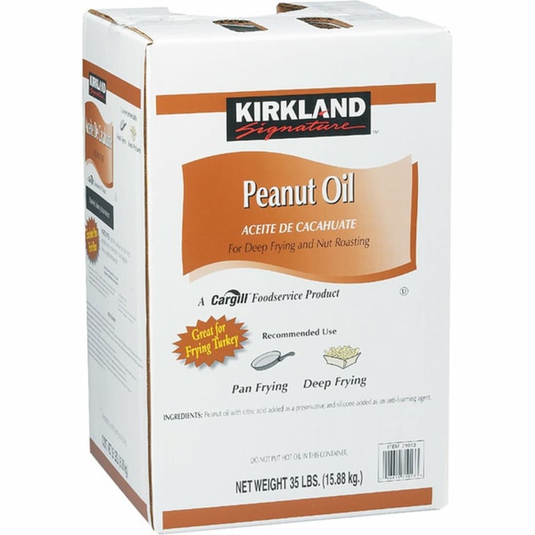 Kirkland Signature Peanut Oil, 35 lbs