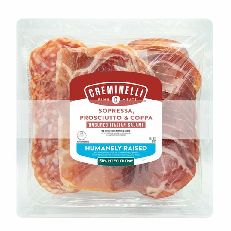 Creminelli Prosciutto Sopressa & Capocollo, 6 oz, 2-count