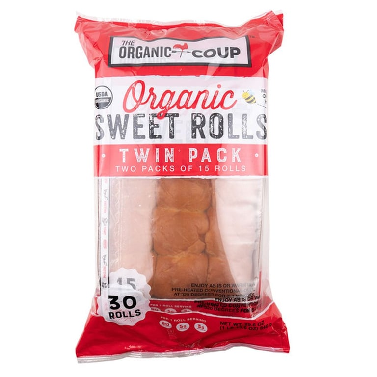 Organic Coup Sweet Rolls, 30-count , 29.6 ouches