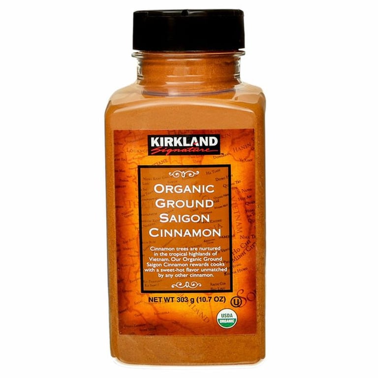 Kirkland Signature Organic Ground Saigon Cinnamon, 10.7 oz