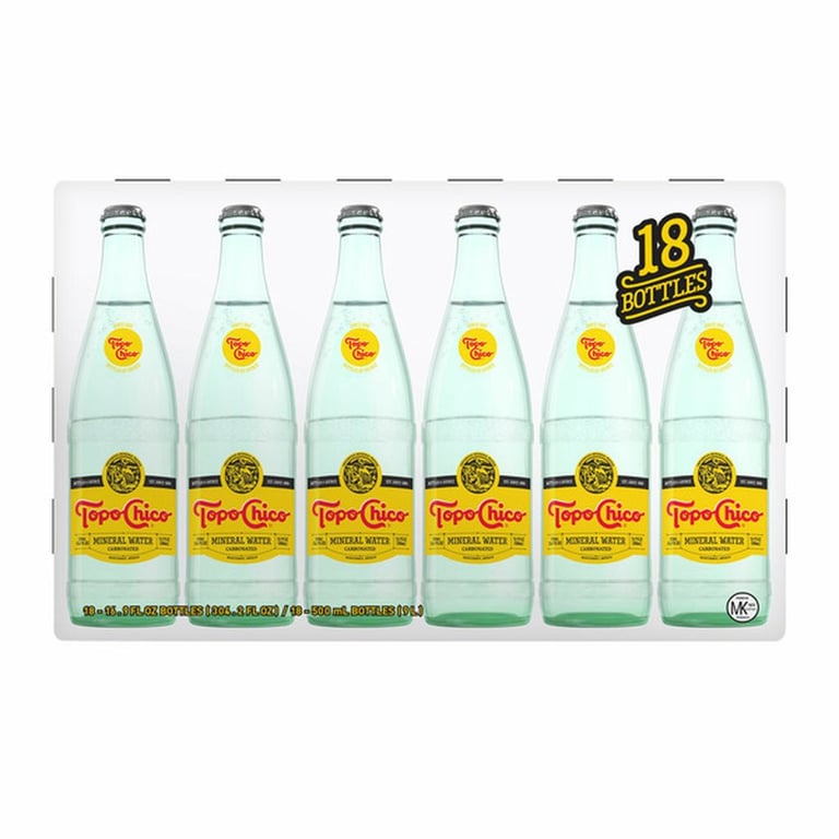 Topo Chico Mineral Water (Glass) 18 pack 16.9 oz bottle
