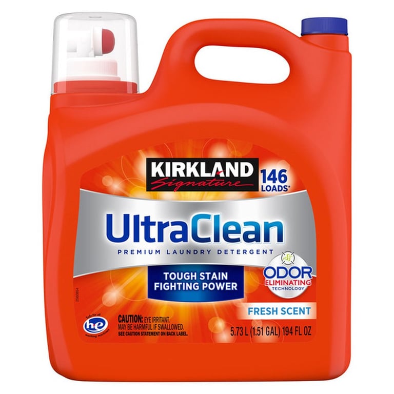 Kirkland Signature Ultra Liquid HE 146 loads, 194 ounces