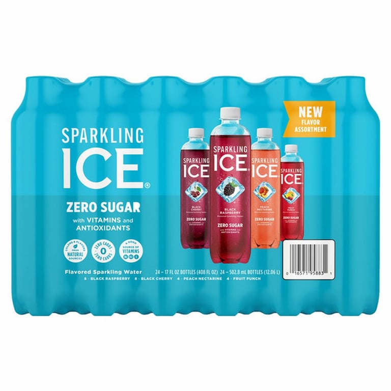 Sparkling Ice Zero Sugar, 17 fl oz, 24-count