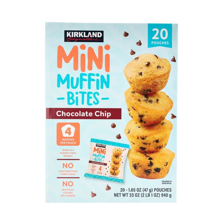 Kirkland Signature Mini Muffin Bites, 1.65 oz, 20-count