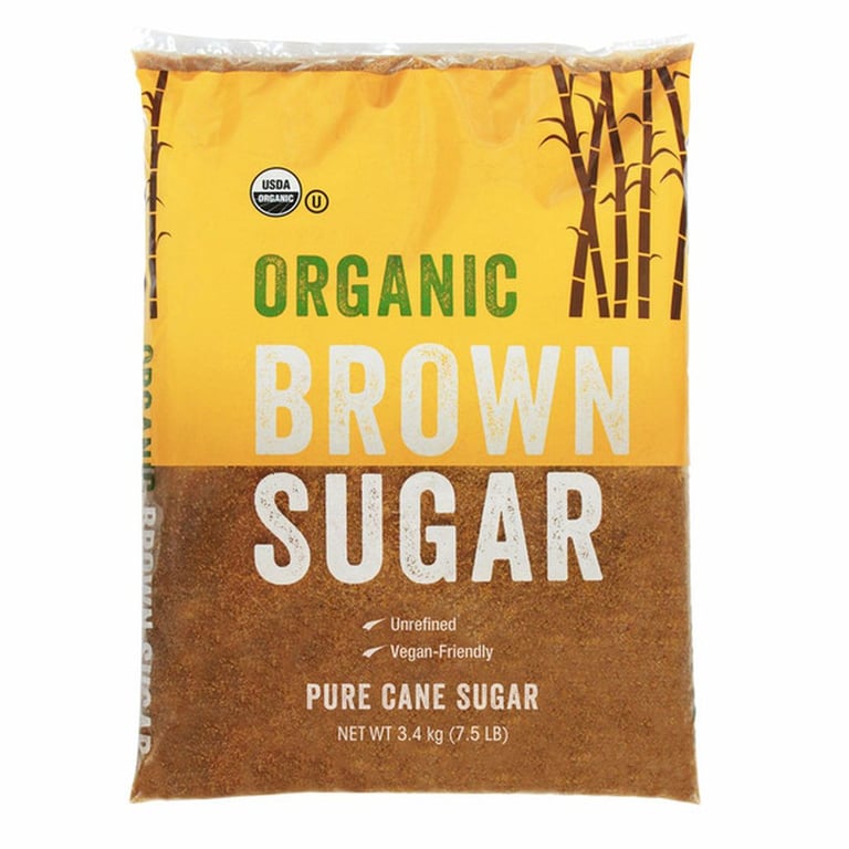 Organic Brown Sugar, 7.5 lbs