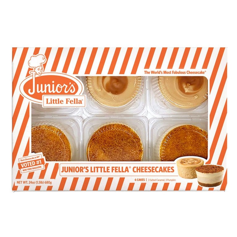 Juniors salted caramel pumpkin Little fella , 6 count 24 ounces