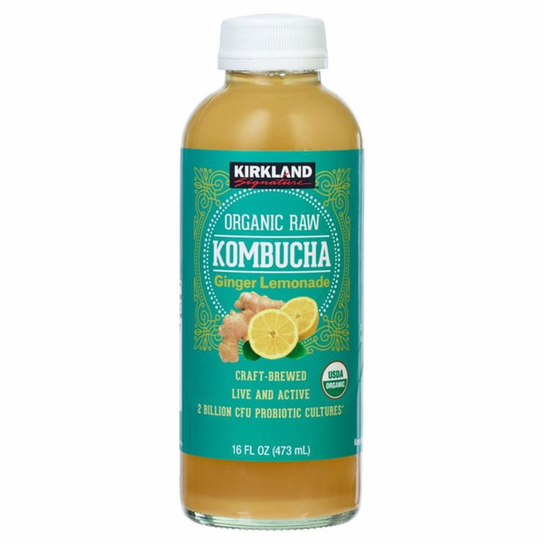 Kirkland Signaure Organic Kombucha, 16 fl oz, 8-count