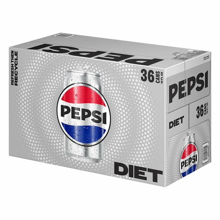 Diet Pepsi, 36 pack 12 ounces each