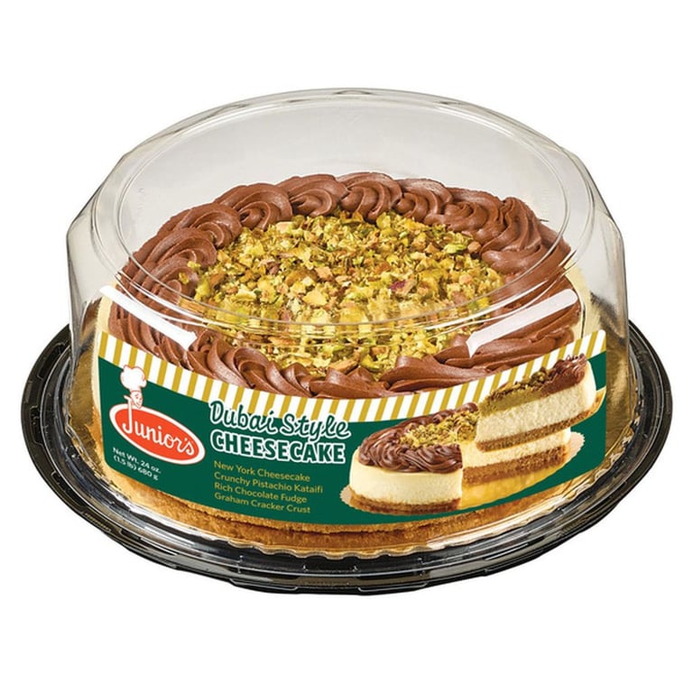 Junior's Dubai Style Cheesecake, 24 oz