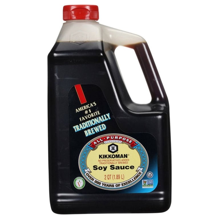 Kikkoman Soy Sauce, 64 oz