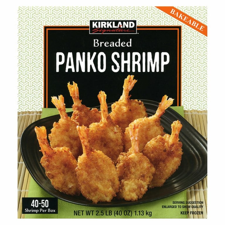 Kirkland Signature Breaded Panko Shrimp, 2.5 lbs