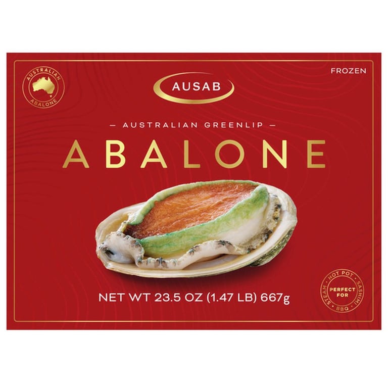 Ausab Australian Greenlip Abalone, 1.47 lb