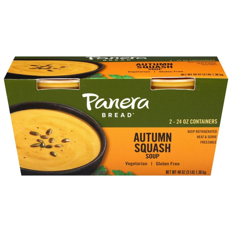 Panera Autumn Squash Soup, 24 oz, 2-count