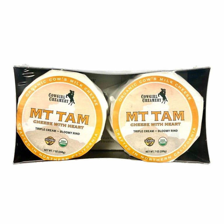Organic Cowgirl Creamery Mt. Tam, 7 oz, 2-count