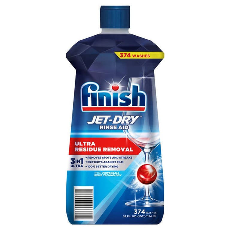 Finish Jet-Dry Ultra Rinse Aid, 38 ounces
