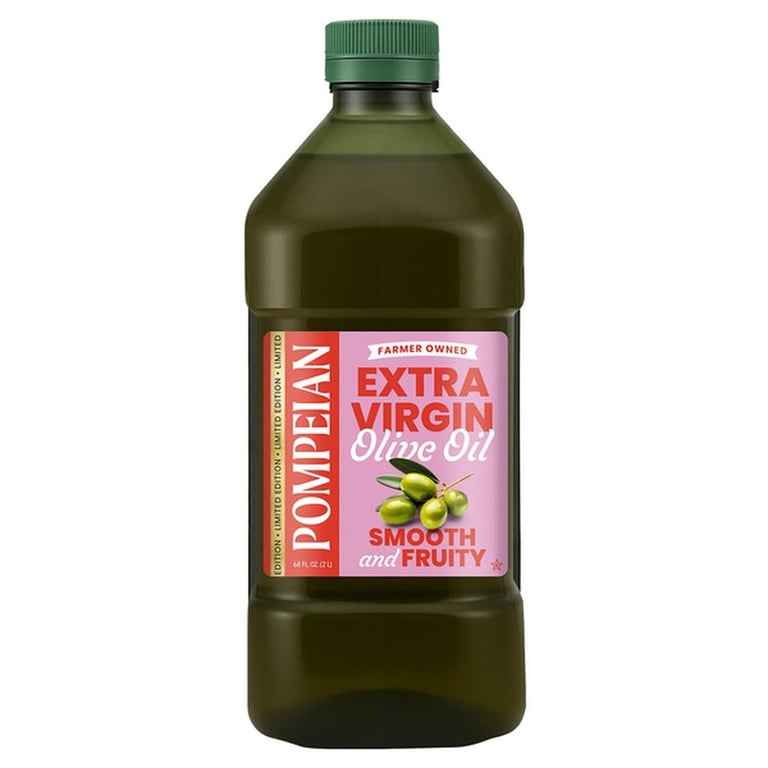 Pompeian Smooth & Fruity Extra Virgin Olive Oil, 2 L