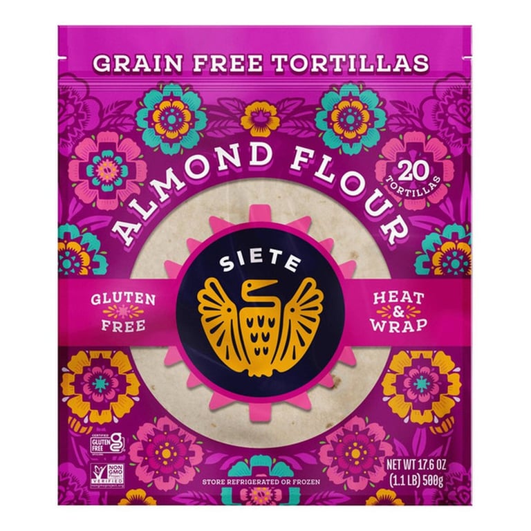 Siete Almond Flour Tortilla, 20-count , 17.5 ounces