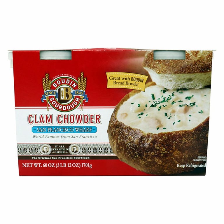 Boudin Clam Chowder, 60 oz