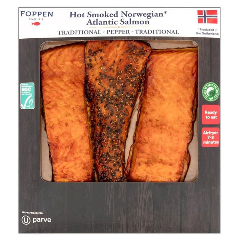 Foppen Hot Smoked Norwegian Atlantic Salmon Variety Pack