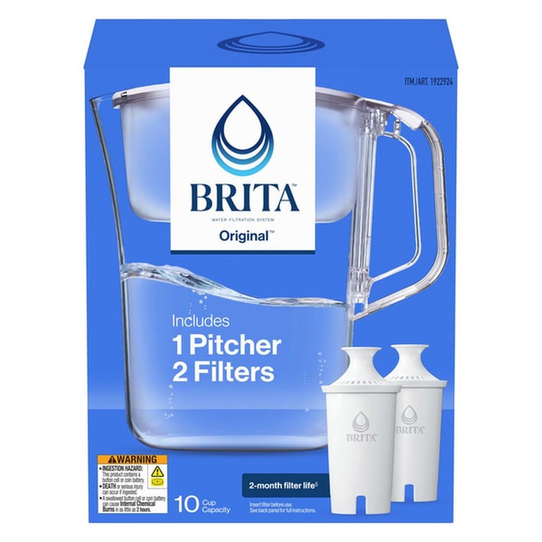 Brita Water Pitcher 2 Filters