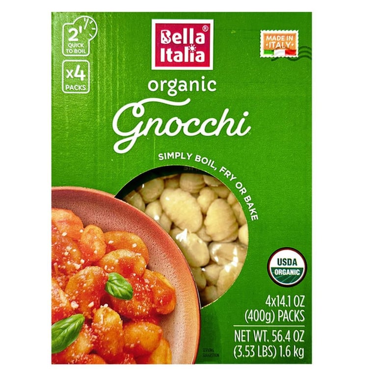 Bella Italia Organic Gnocchi, 14.1 oz, 4-count