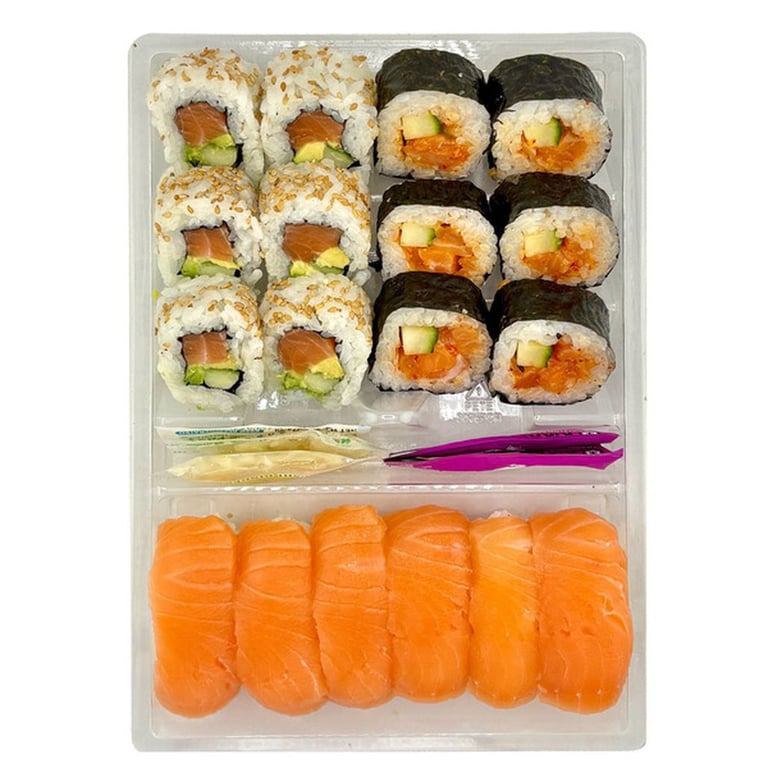 Snowfox Salmon Avocado Deluxe Sushi, 15.9 oz