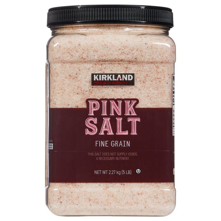 Kirkland Signature, Pink Salt, Fine Grain, 5 lbs