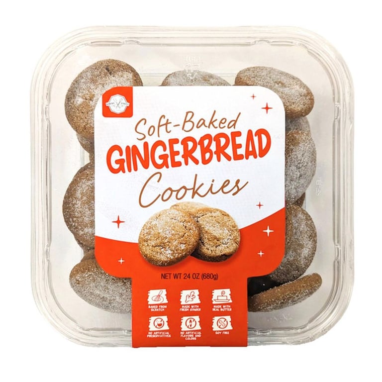 Bakery Street Gingerbread Cookies, 24 oz