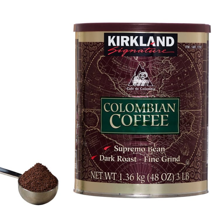 Kirkland Signature Colombian Coffee, Dark Roast, 3 lbs