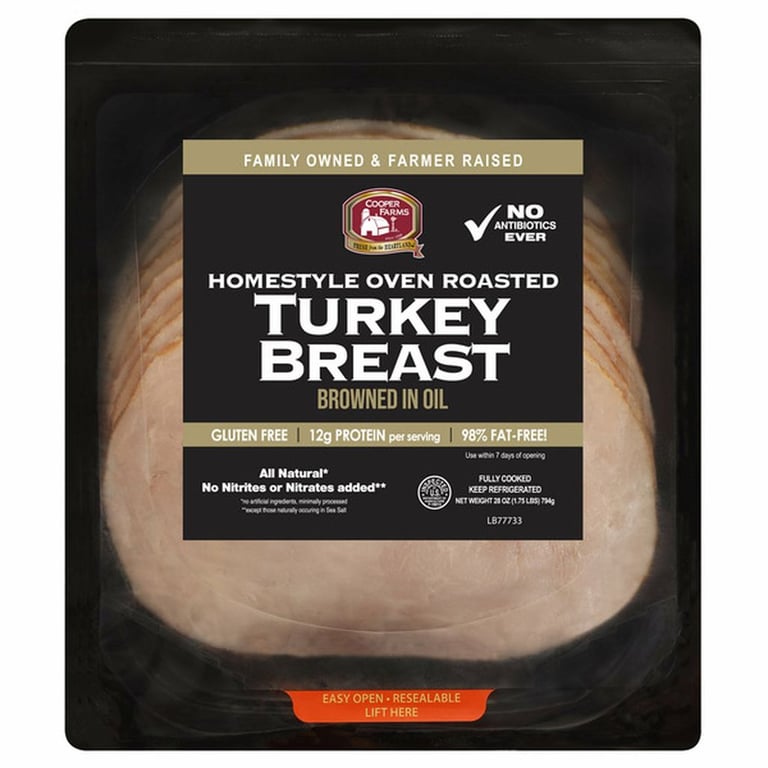 Cooper Farms Oven Roasted Turkey, 28 oz
