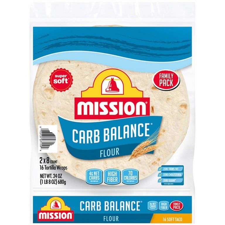 Mission Tortilla  Carb Balance Flour  16 count, 24 ounces