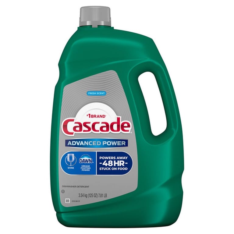Cascade Dishwasher Detergent Gel 125oz