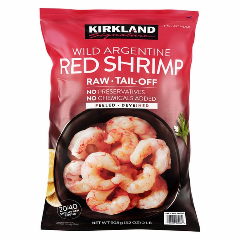 Kirkland Signature Wild Argentine Raw Shrimp, 2 lb