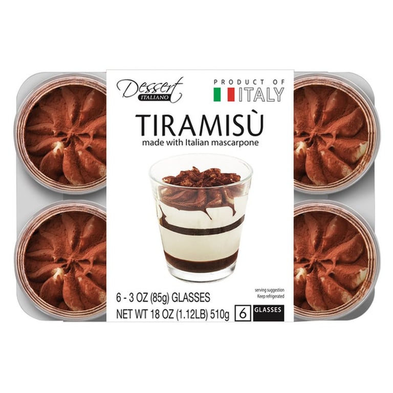 Dessert Italiano Tiramisu, 18 oz, 6 count