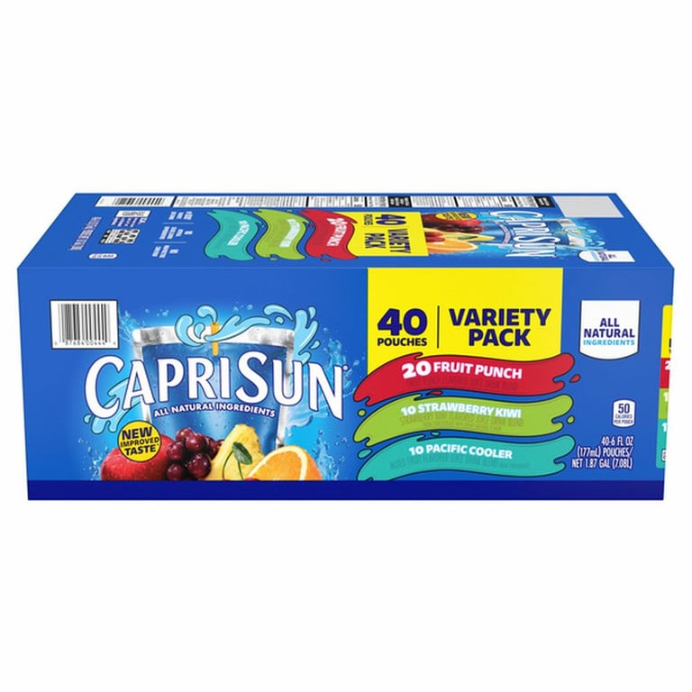 Capri Sun Variety Pack 40 pack 6 ounces each