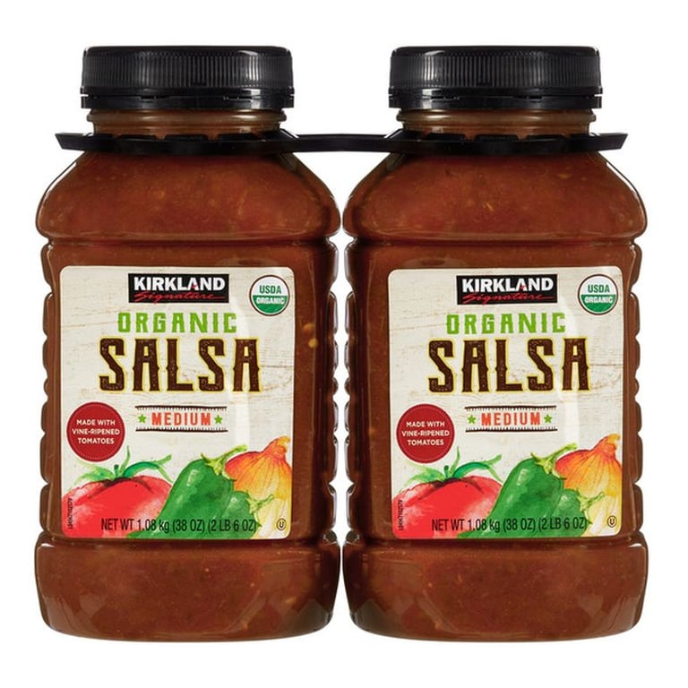 Kirkland Signature, Organic Salsa, Medium, 38 oz, 2-Count