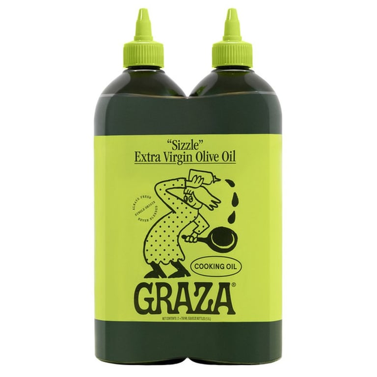 Graza Sizzle Extra Virgin Olive Oil, 750 ml, 2-count