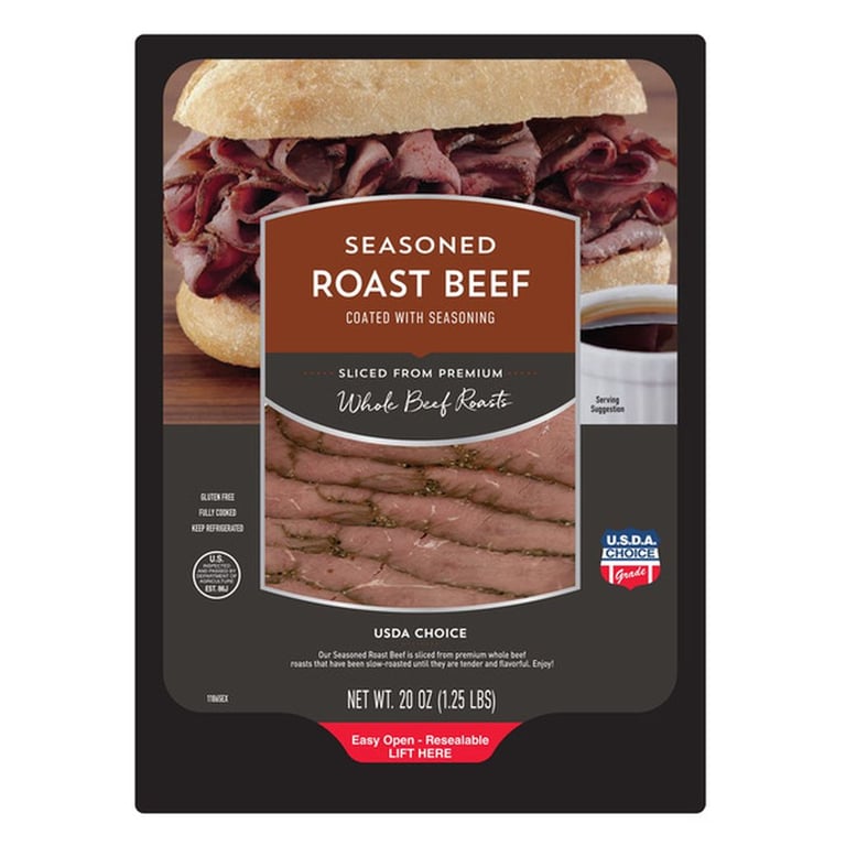 Seasoned Roast Beef. 1.25 pounds