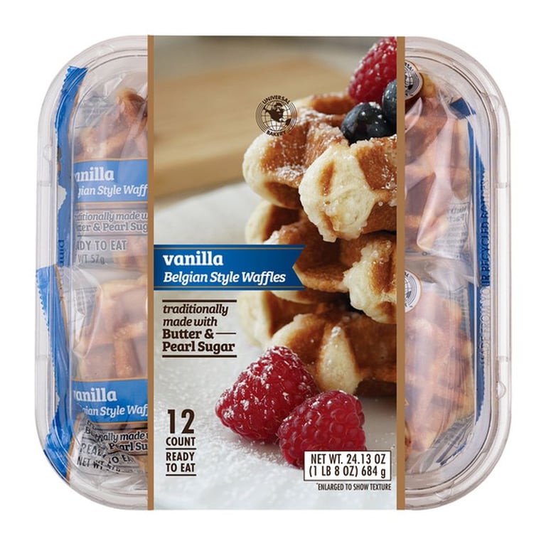 Universal Bakery vanilla Waffles, 24.13 oz, 12-count