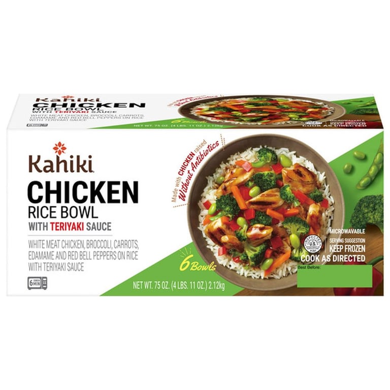 Kahiki Chicken Teriyaki Bowl, 12.5 oz, 6-count